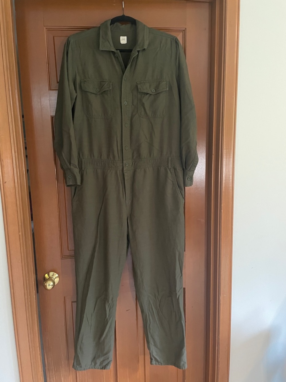 Gap Army Green Utility Coveralls/Flight Suit